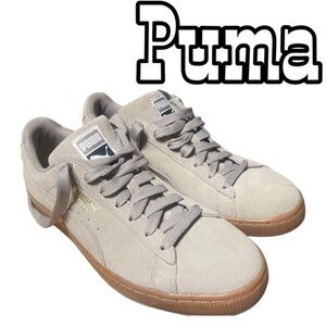 Puma Suede Classic Citi Sneaker Vintage Khaki MENS Sz 10 Pristine EUC 🔥​
